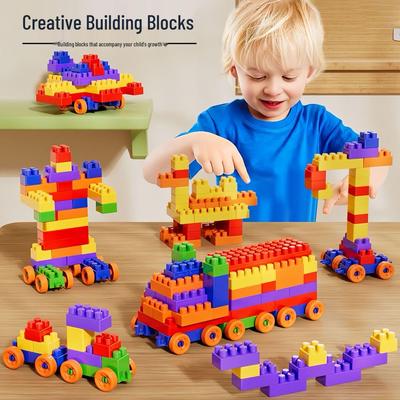 Blocs de construction à grosses particules DIY - Compatibles avec Lego, Jouet éducatif pour les 3-6 ans.