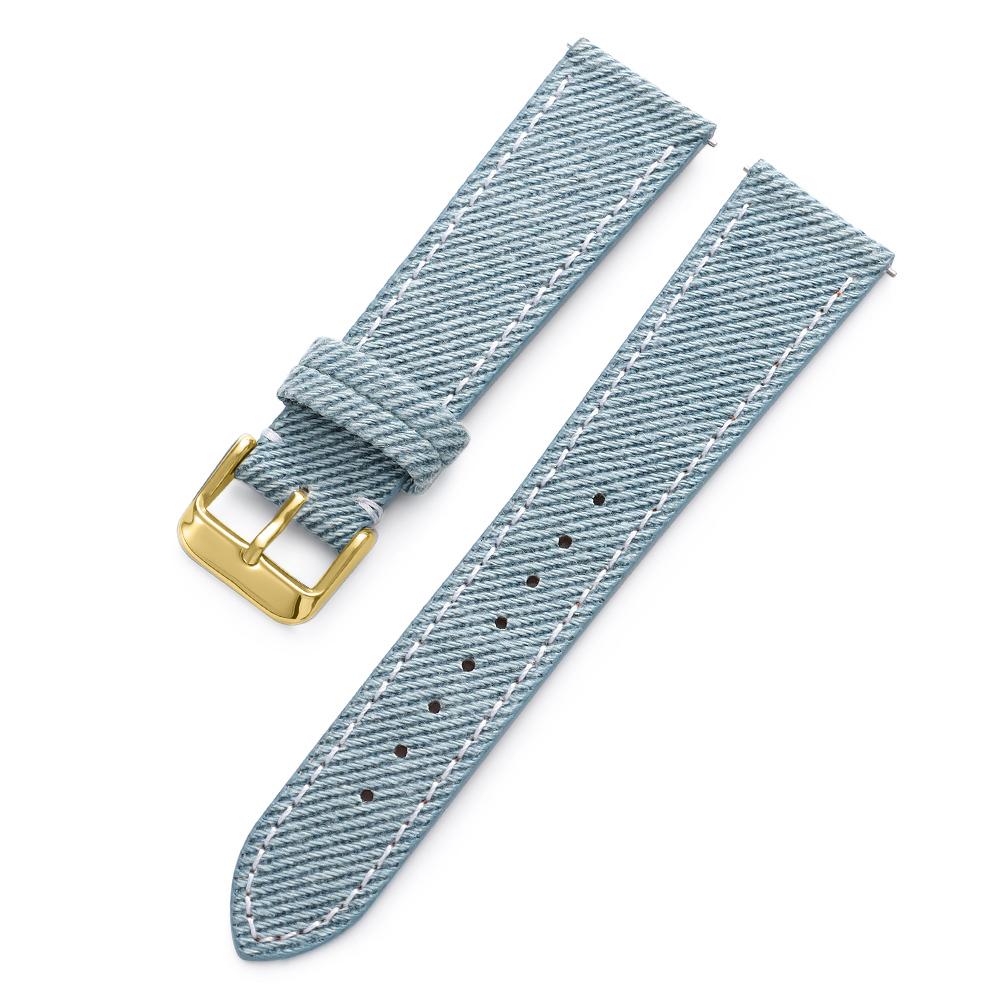 Nylon Leather Watch Band 18mm20mm 22mm Black Gray Brown Canvas Universal Soft Watchband Business for Men Women Watch Accessories