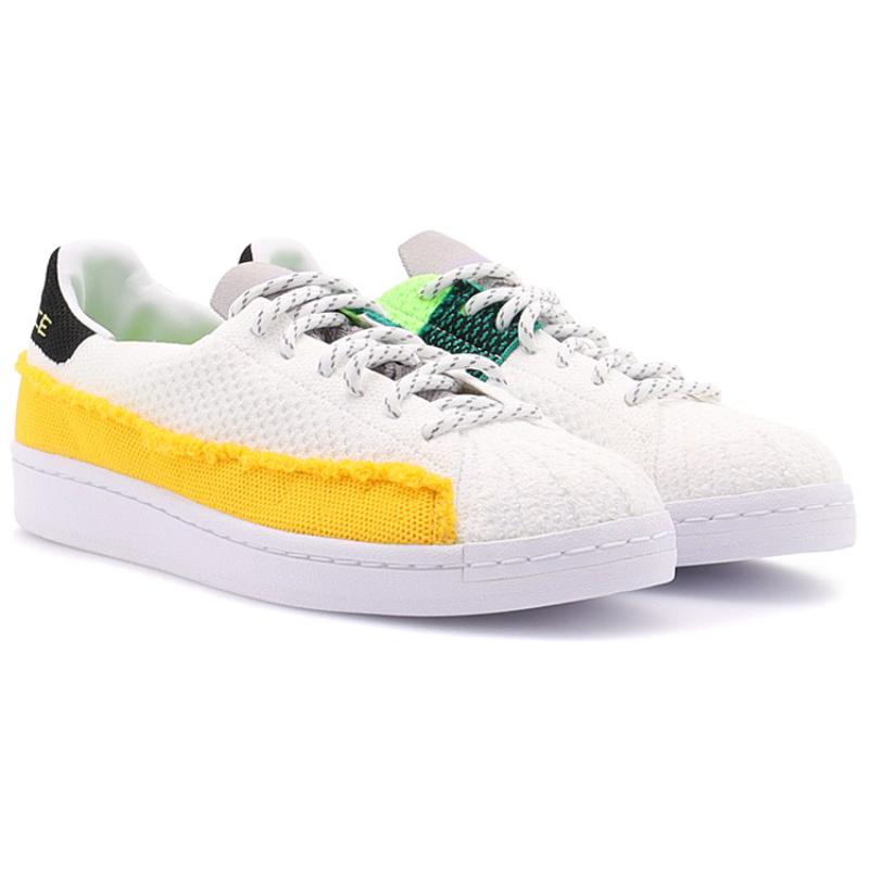 Adidas Pharrell X Adidas Superstar 'Patchwork White' Sneakers FY2294