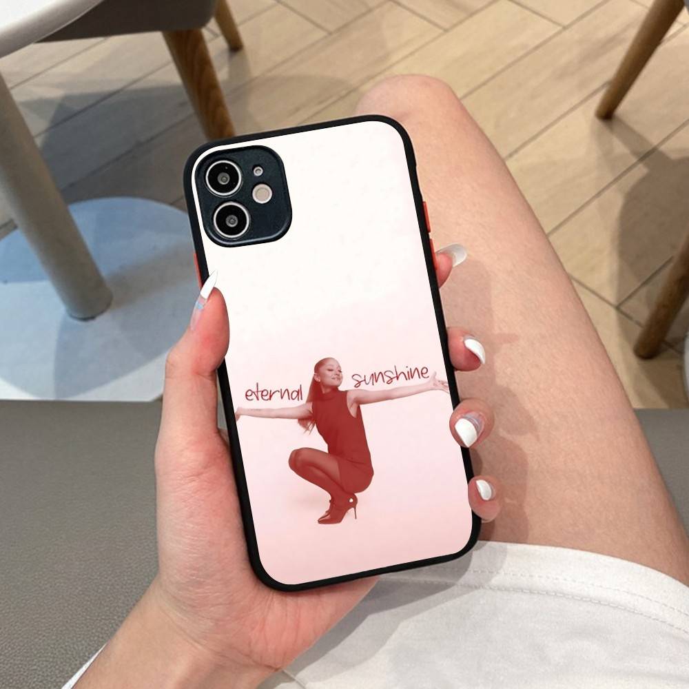 A- Ariana G-Grande Phone Case For IPhone 14 11 12 13 Mini Pro Max 8 7 Plus X XR XS MAX Translucent Matte Cover