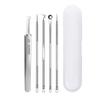 4-11Pcs Ingrown Hair Tweezers Acne Blackhead Removal Needles Black Dots Cleaner Deep Cleansing Pore Cleaner Face Skin Care Tools 3