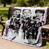 1pc Cortis, K pop Outdoor Personalized Flannel Blanket, Soft, Lightweight Personalized Flannel Blanket, Digital Printing,
