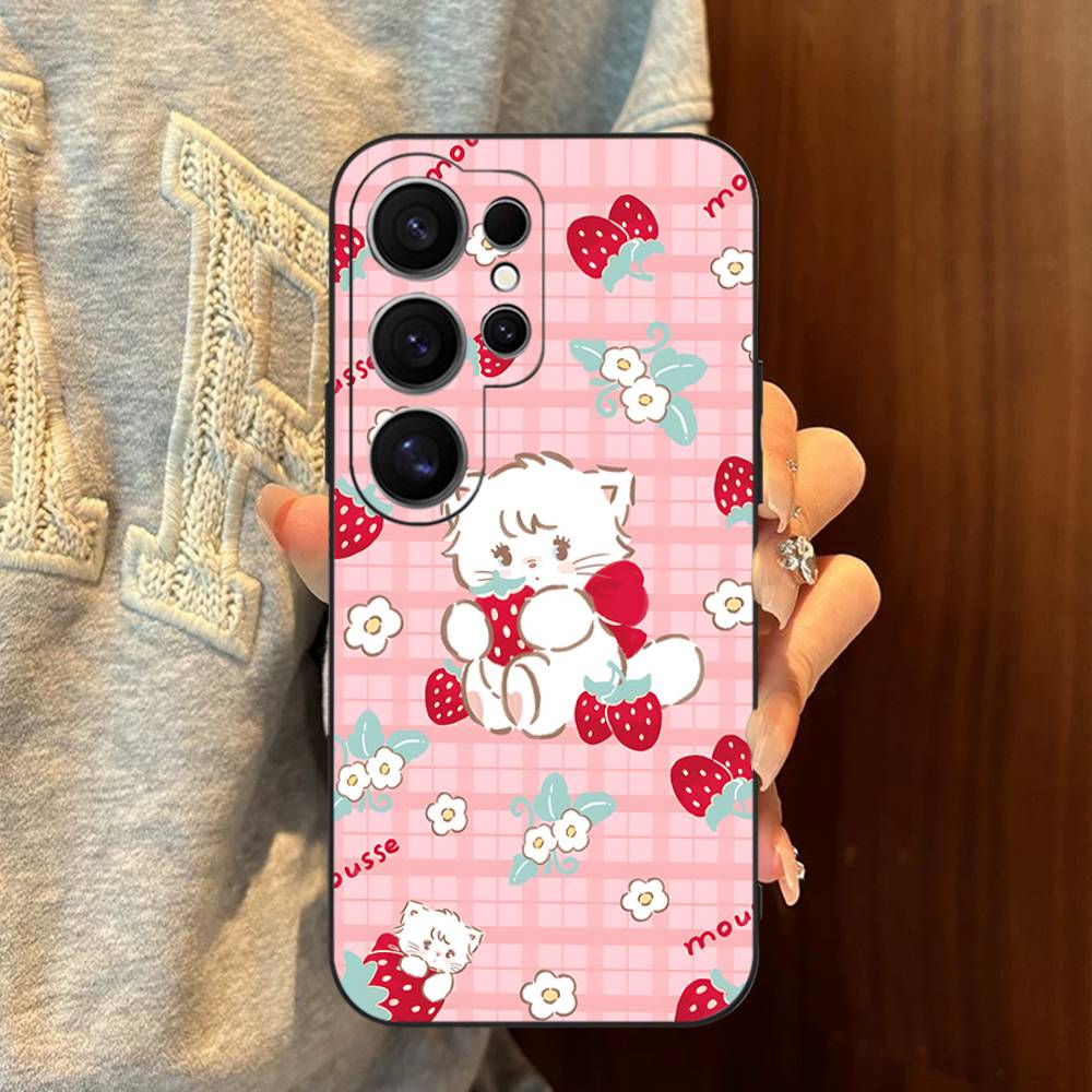 Cute M-mikko C-characters Phone Case For Samsung S 24 Fe 25 Ultra Plus 20 Lite 21 30 22 23 24 22 Ultra 5G Fundas