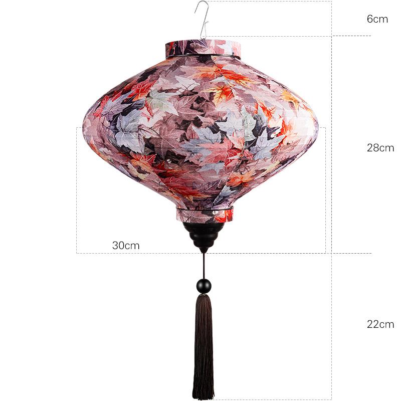 12/14 Zoll Chinesische Seidenlaternen Japan Vietnam Mondfestlaterne Für Außen Frühlingsfest Party Hängedekor Palastlaterne