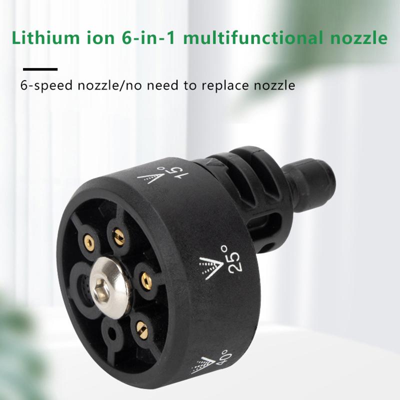Duza Versatilă 6 În 1 Ajustabilă Pentru Curățător cu Presiune Ridicată Fără Fir de 1/4 Inch 3000Psi Duza Adaptor Furtun pentru Curățător cu Pulverizare