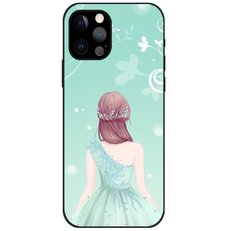 For iPhone 12 Pro Case iPhone12 Pro Bumper Silicon TPU Soft Phone Cover For iPhone 12 Pro Max / 12 Mini Case Cartoon Funda 12Pro