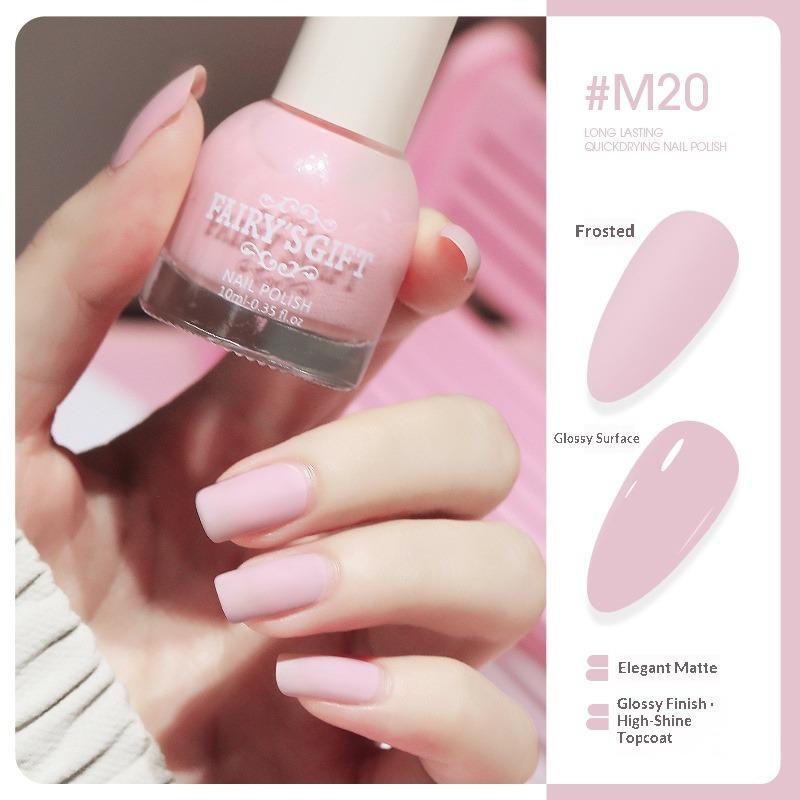 Colorful Nail Polish Matte, Long-lasting, Non-peelable, Quick-drying, Matte Nail Polish