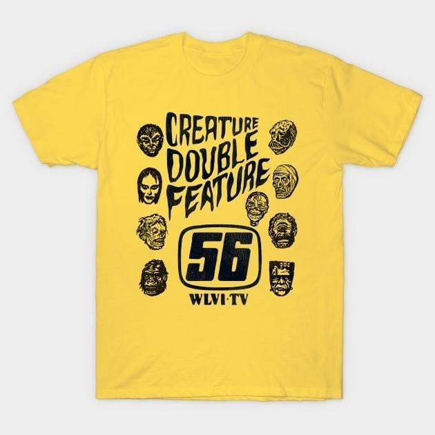 Creature Double Feature Classic Monsters T-Shirt Unisex T-Shirt S