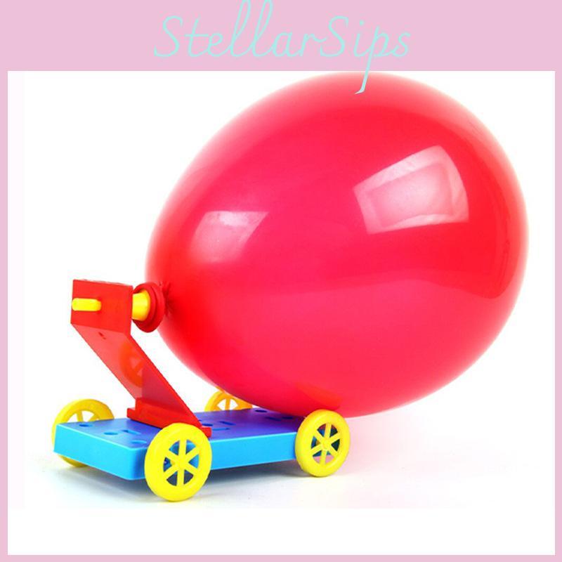 Stem Diy Physics Toy Set With Rebound Air Balloons For Kids Educational Activity