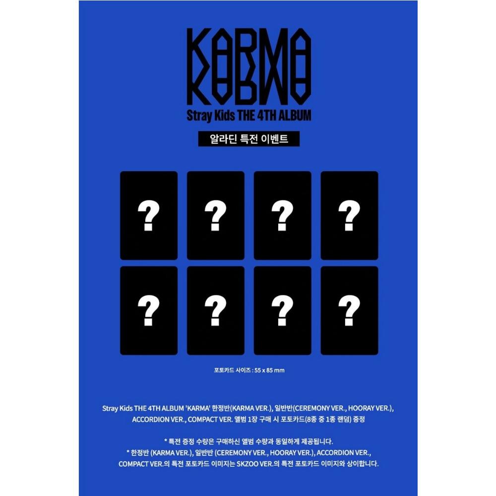 Stray Kids DAS 4. ALBUM KARMA NUR POB 8 STÜCK(1SET)