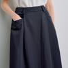Chuyu Women's Elastic Waist Origami Cocoon Midi Skirt