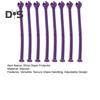 4/8Pcs Dishwasher Wine Glass Protector Tether Silicone Dishwasher Attachment Stemware Saver Flexible Holder Top/Bottom Rack BPA-Free Kitchen Tool