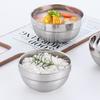 Wutuo 304 Stainless Steel Double-Layer Insulated Bowl Set