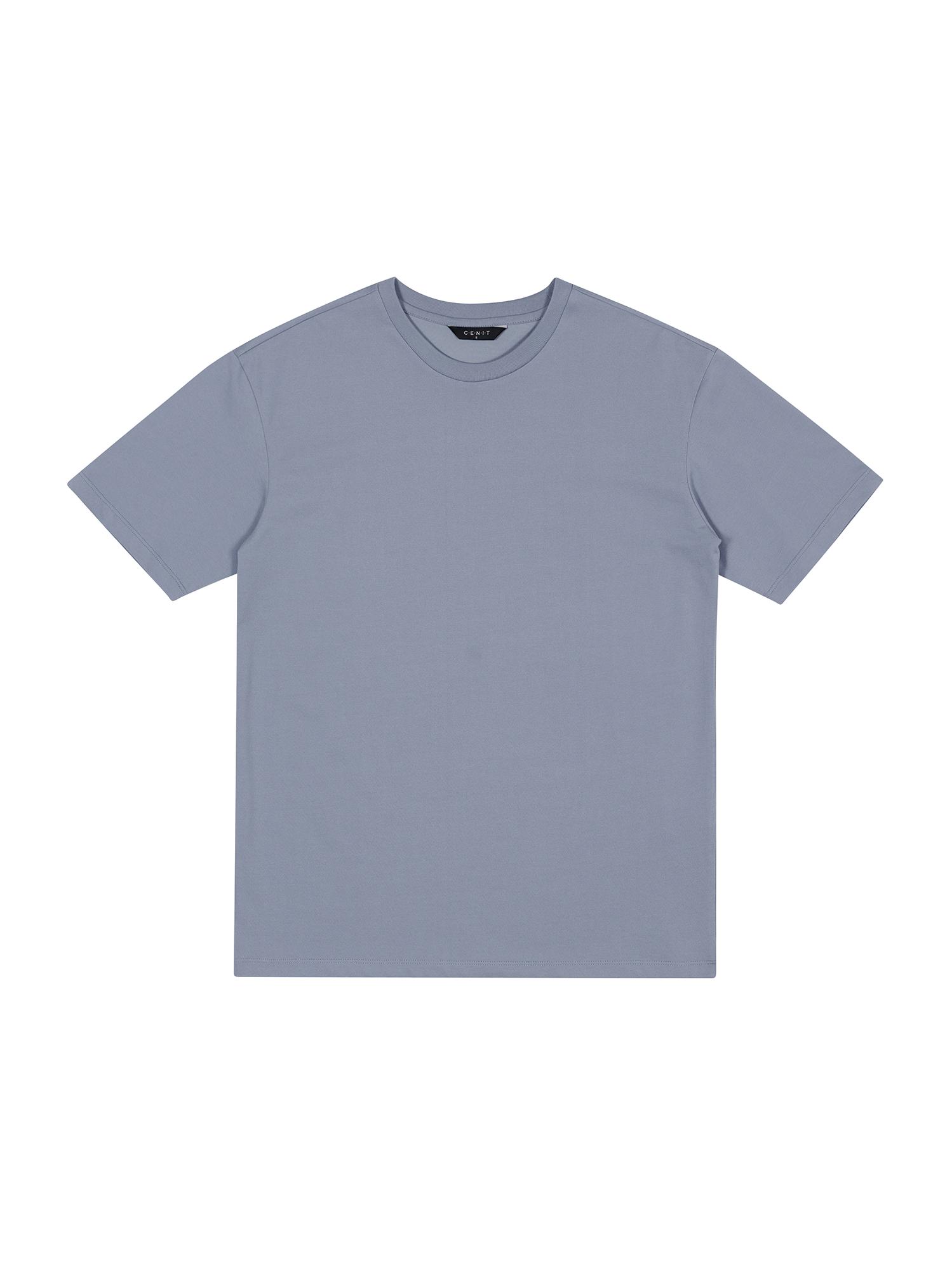 Senit Supima Coolmax Crew Neck T-Shirt Blue L
