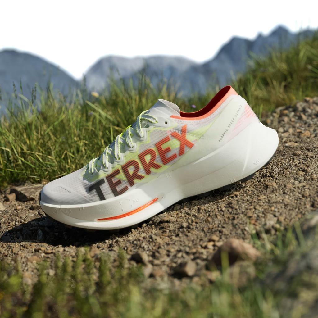 JS3534 adidas Terrex Agravic Speed Ultra 2 Trail Running Cloud White (Men's)