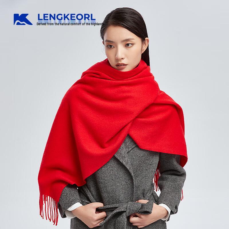 Women's 100% Wool Reversible Shawl