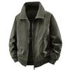 2025 Men's Velvet Jacket: Wear-Resistant, Warm, Detachable Fur Collar, Cotton Coat