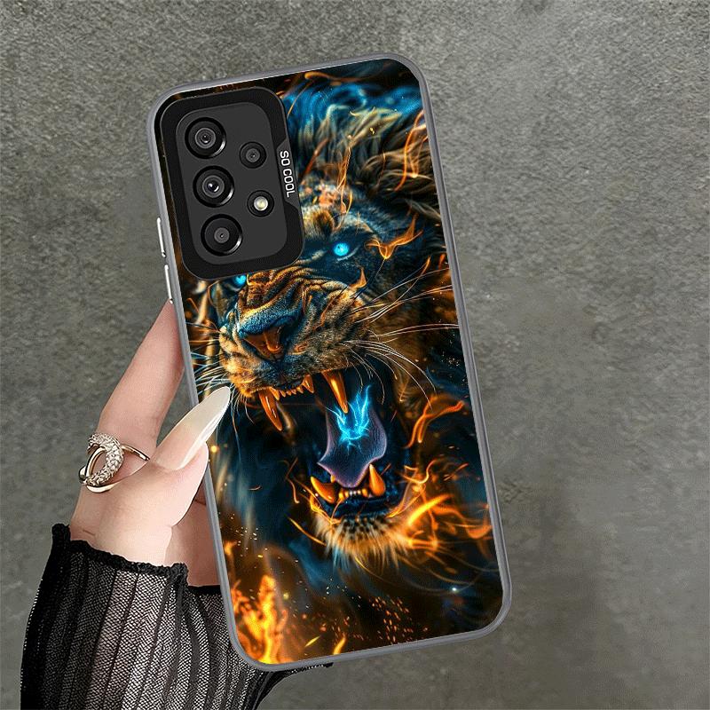 

Lion Male Man King Shockproof Phone Case for Samsung A17 A16 A15 A14 A37 A57 A36 A56 A26 A35 A55 A25 A34 A54 A24 A13 A23 A33 A53 Samsung A53