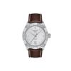 PR100 Collection Quartz Movement Men's Watches Watch 42mm White Dial Stainless Steel Case Leather Strap T101.610.16.031.00