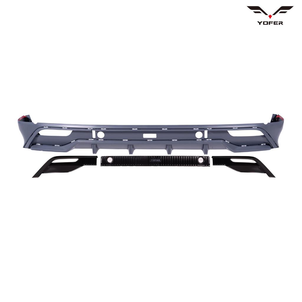 YOFER Body Kit for Li Auto L8: Includes Front Bumper, Side Skirts, Rear Wing, Lip, and Bumper, Corner Protectors, and Front Splitter.