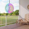 Sun Wind Spinner Hanging Gradient Color Moon Star Whirligig Wind Chimes Sun Catcher 3D Visual Effect Bird Deterrent Garden Decor Quality