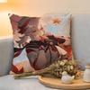 Cushion Cover  Linen  SkinFriendly Soft Decorative Case For Sofa Home Decor Kaedehara Kazuha Pillow Cover