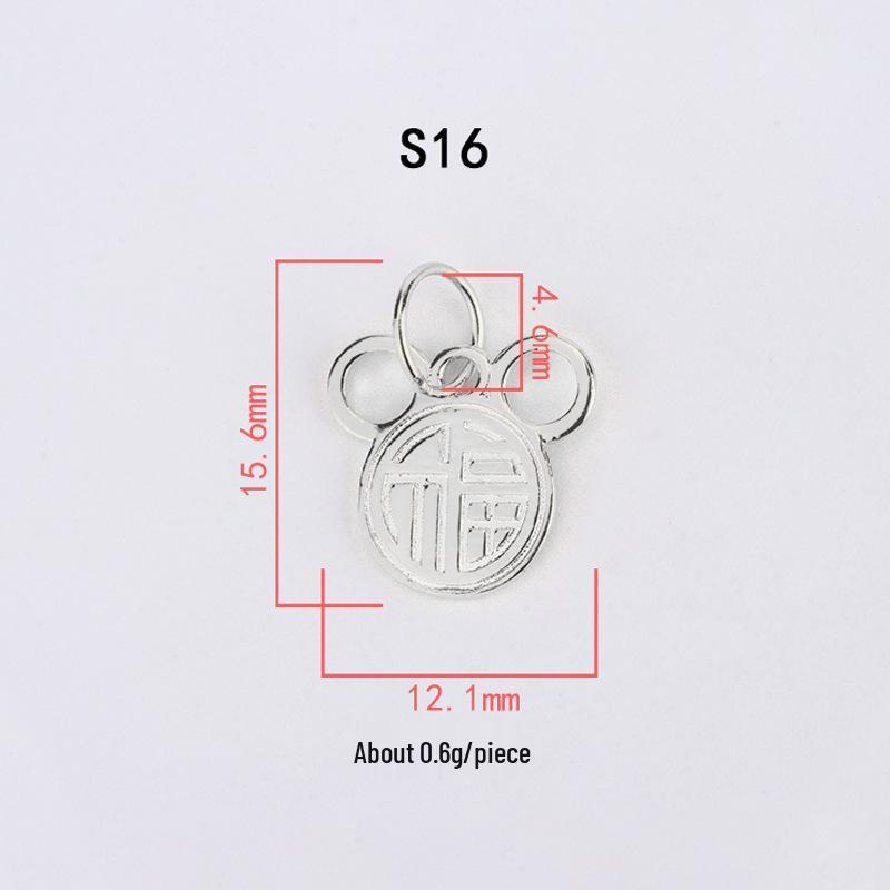 S925 Sterling Silver DIY Bracelet with Assorted Pendants