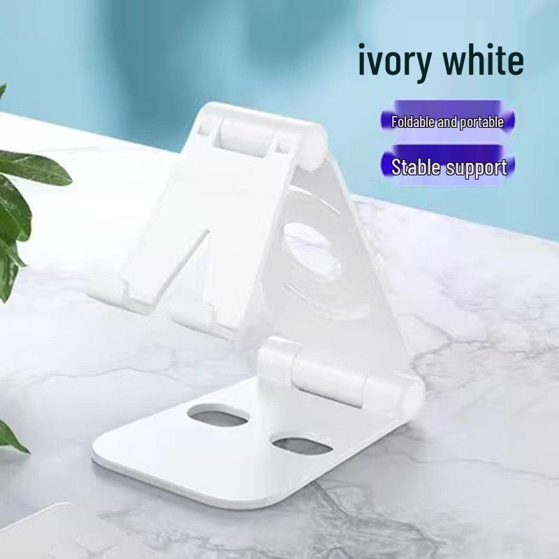 Double Foldable Portable Phone & Tablet Stand: Multifunctional & Creative Gift for Desktop & Live Streaming.