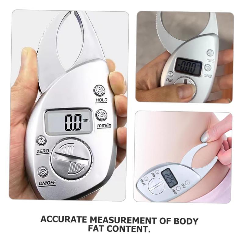 Digital Body Fat Caliper with LCD Display — Accurate Skfold Measure for Home & Fitness Use