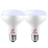 Explux LED Bulbs, E26 Base, Reflector Type, 100W Equivalent, Dimmable, Daylight White, 1300lm, 120-Degree Downward Beam, Wide Beam Distribution,