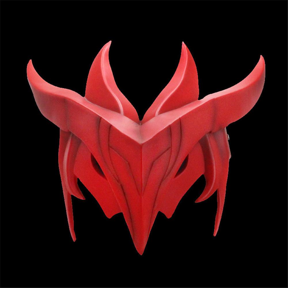 League Of Legends Yone Lighted Mask With Sword Spirit For Cosplay And Halloween Decor