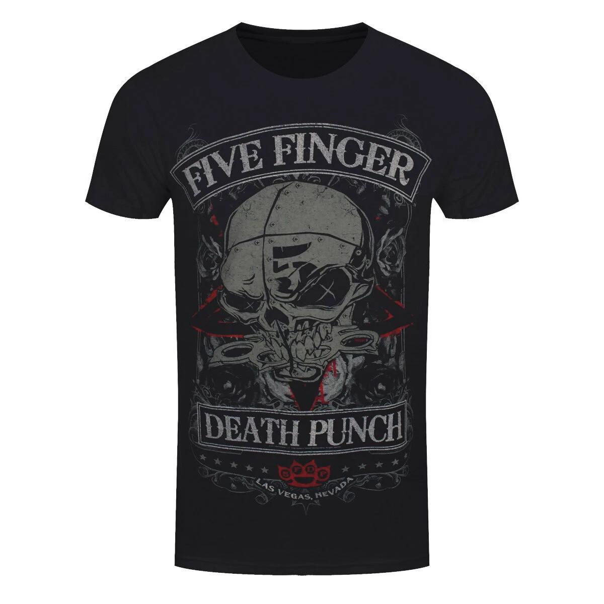 Five Finger Death Punch T-Shirt FFDP Wicked Band Official New Black M