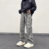 Camouflage Overalls Men's Spring Tide Brand American High Street Straight Casual Pants Trend Ins Loose Wide-leg Pants