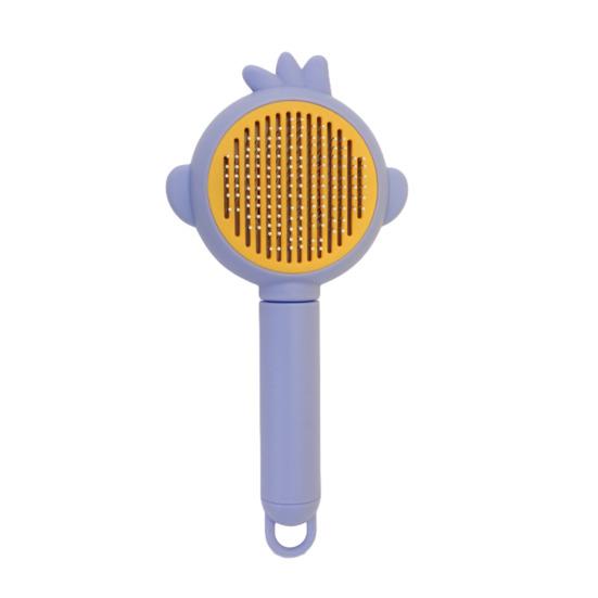 

Hair Brush Self Cleaning Dog for Grooming Slicker Brush And Shedding Cute Pet Hair Remover I