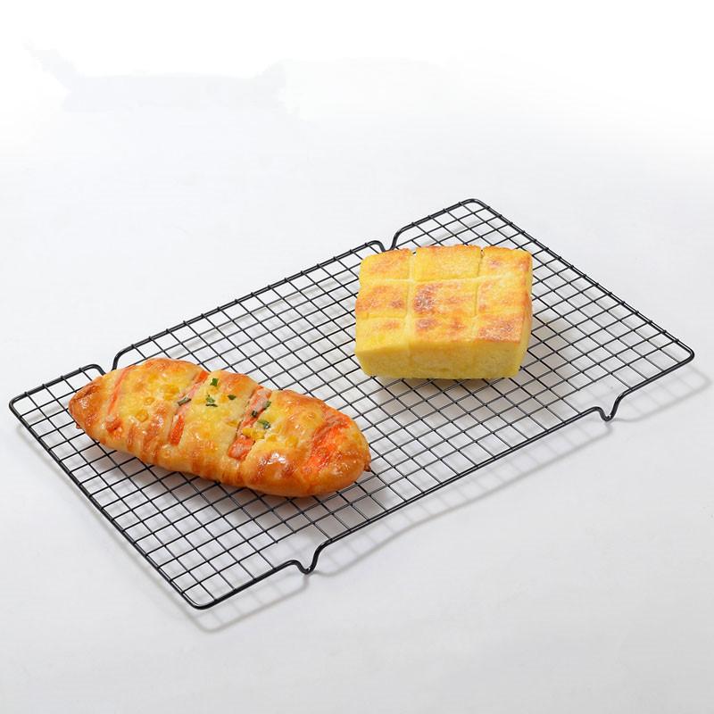 Nerezový chladicí rošt na chléb, sušenky, dorty, odkapávací rošt, chladicí mřížka, plech na pečení, domácí pekařské náčiní, kuchyňské doplňky