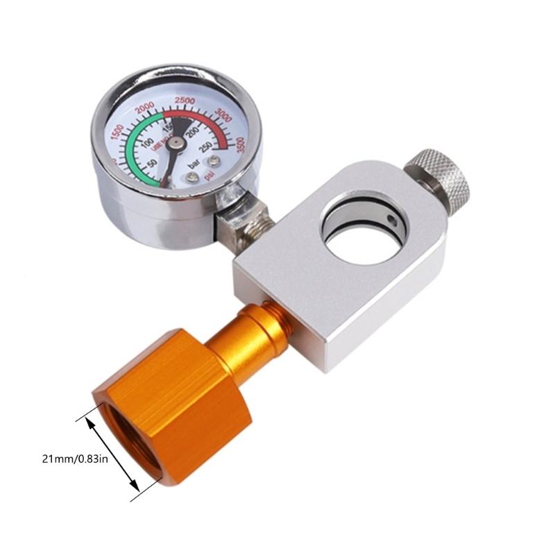 CO2 QuickConnectors Fit for Art Sodas Machine CO2 Cylinders Refill Adapters with 3500psi Gauges