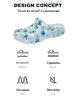 Customizable Unisex Breathable Garden Clogs - Trendy and Casual