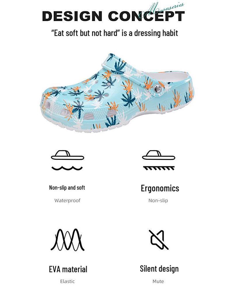 Customizable Unisex Breathable Garden Clogs - Trendy and Casual