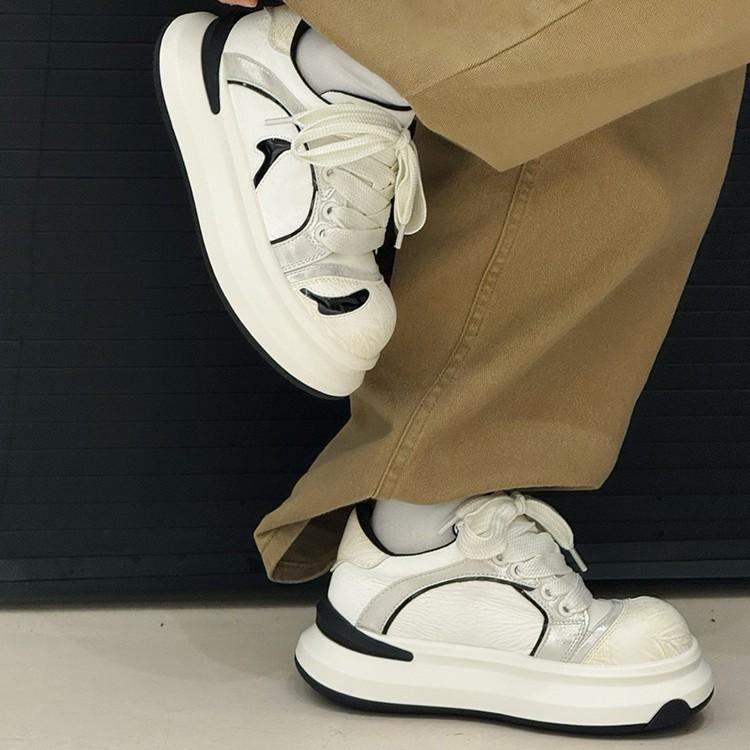 Niche design board shoes women's little white shoes 2025 spring new color matching Guochao casual sports shoes super fire moral training shoes