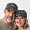 Vintage Parents Couple Baseball Hats Washed Cotton Baseball Cap Fashion Dad Hat  Gift