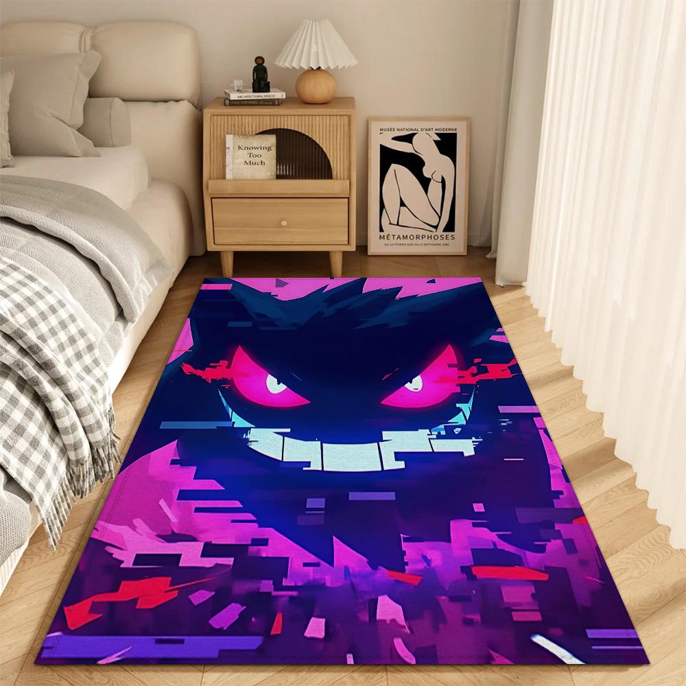 Fashion Entrance Mat Living Room P-Pokemon Rugs Decoration G-gengar Kitchen Carpet Bath Mats Doormat Front Door Balcony House