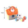 Montessori Soft Cloth block Animal Blocks Interactive Toys Education Sorting Hand Eye Coordination