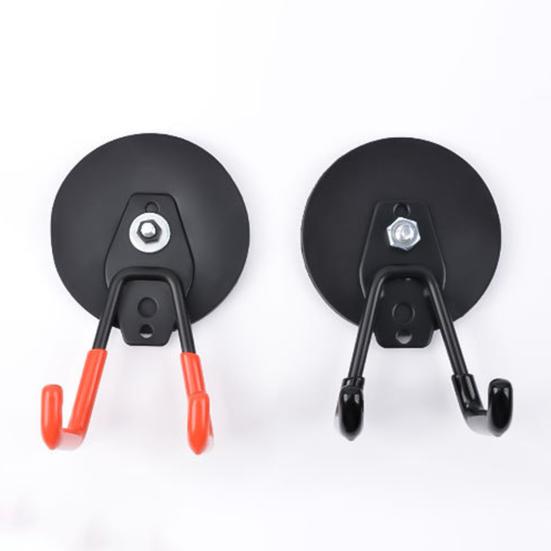 Heavy Duty Magnetic Utility Hook Strong Load-bearing PVC Anti-Slip Coating Easy Installation Garage Magnet Hook Storage Hanger