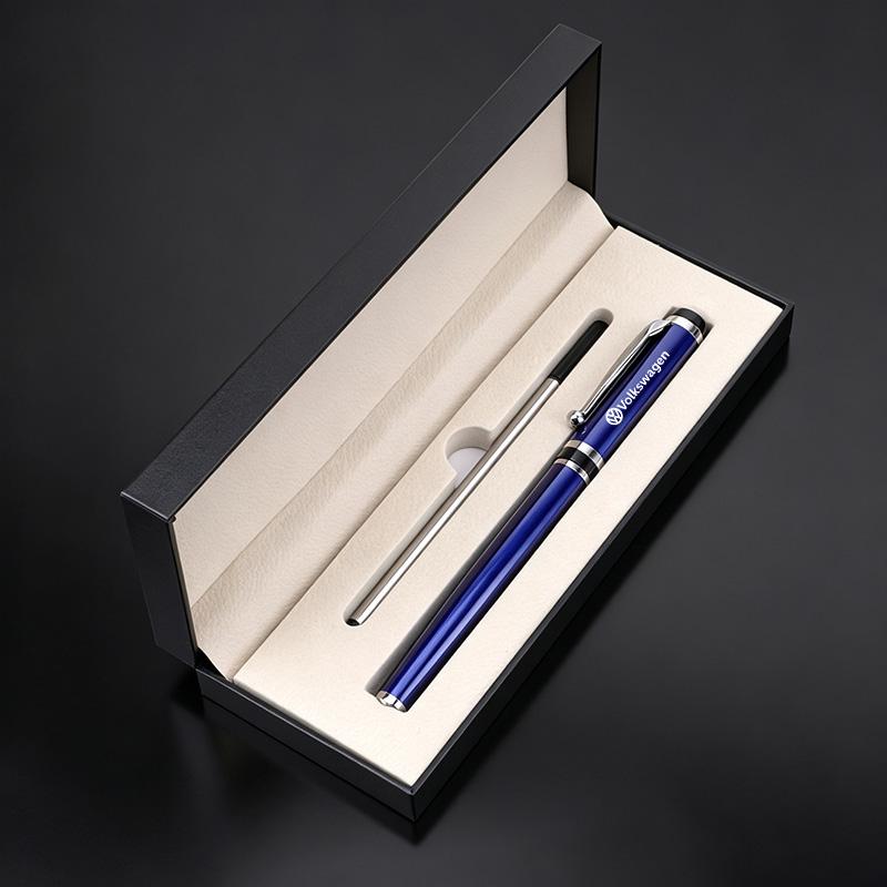 For Volkswagen VW Rline Polo R Golf Touran B8 Octavia Motion GTI Luxury Metal Ballpoint Pens Business Signature Roller Pen GiftsOJ9