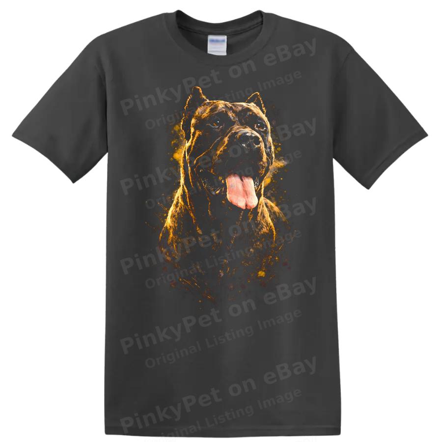 Dog Breed T Shirt Fierce Dog Face Design Cool Graphic Tee Apparel