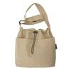 Nylon Casual Bucket Bag For Travel And Leisure With Drawstring Closure For Men And Women