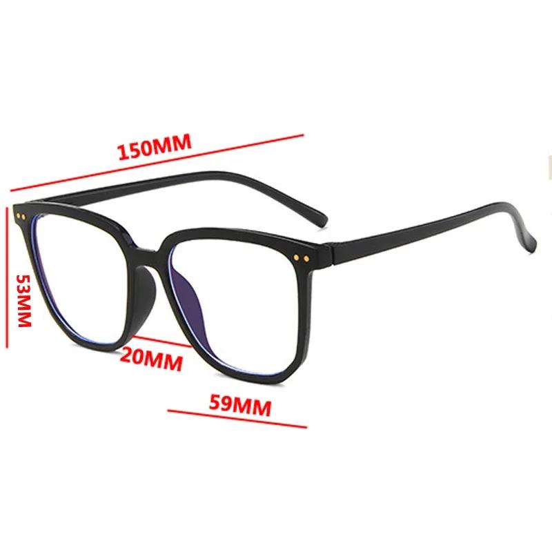 Anti Blue Light Glasses for Women Men Computer Eyewear Vintage Optical Goggles with Diopter 0 -1.0 1.5 2.0 -2.5 -4.0
