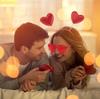 Heart Shaped Sunglasses Lightweight Plastic Frame UV Protection Lens Novelty Eyewear for Parties Festivals and Everyday Use