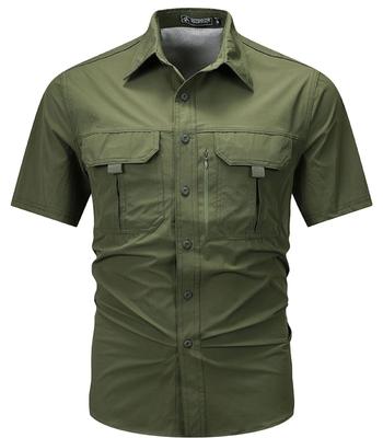 FTIMILD Short Sleeve Military Tactical for Outdoor and Solid Color Men's T-Shirt Activities, Work, Hiking, Summer, Lightweight,