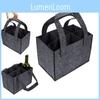Innovativ Vinförpackning Trendig Ölväska För 6 Flaskor Nålfiltat Tyg 24x18x18cm